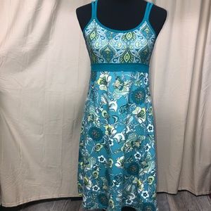 PRANA ATHLETIC ACTIVE SUN DRESS W/SHELF BRA MEDIUM